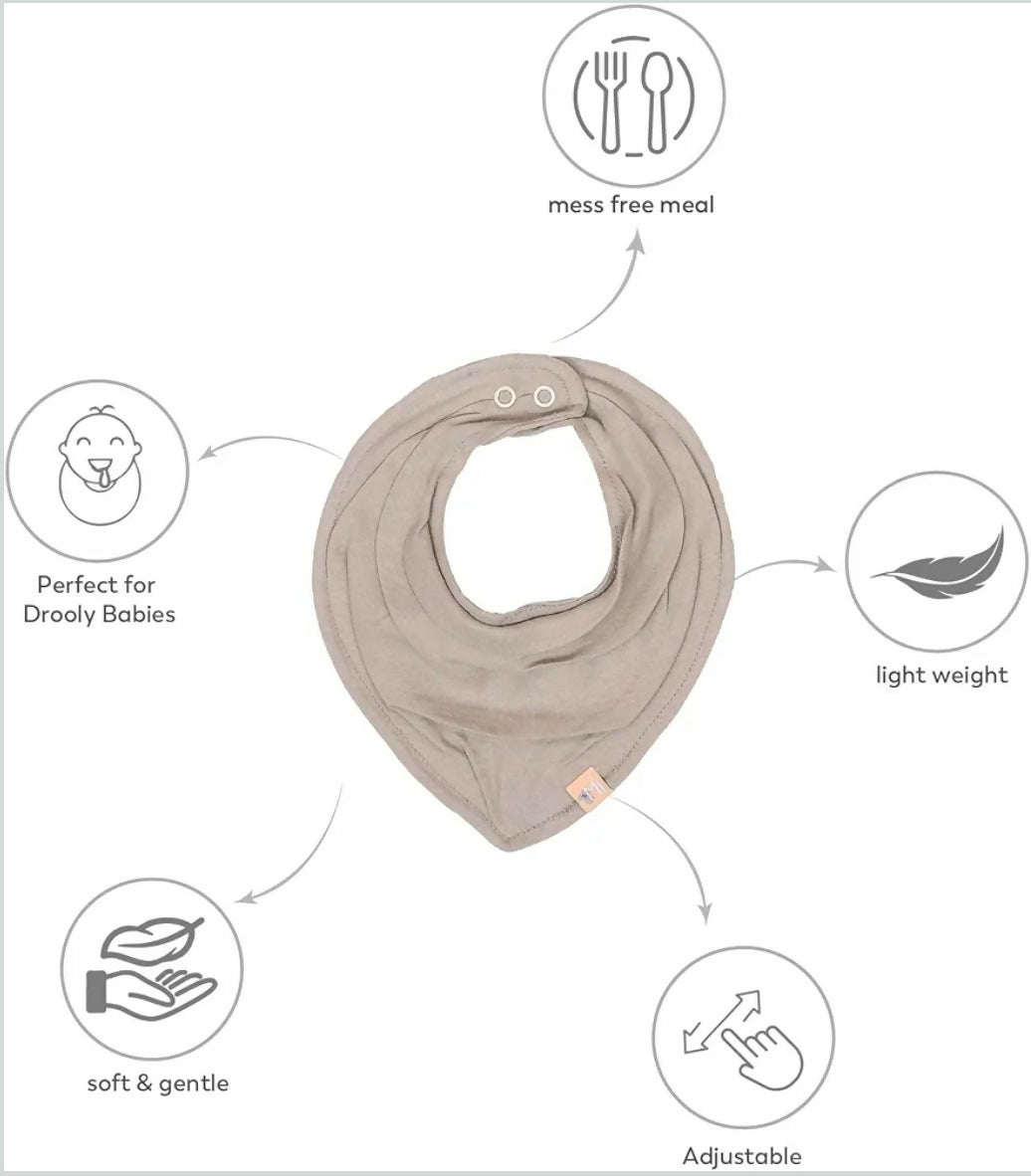 MI ARCUS  Feeding, Drool Bibs for Baby Boys, Girls, Newborns(pack of 5)