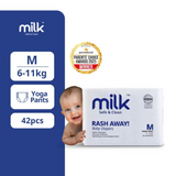 Milk Baby Diaper Yoga Pants, Size XXL - 24 Pcs, 18 To 25 KG