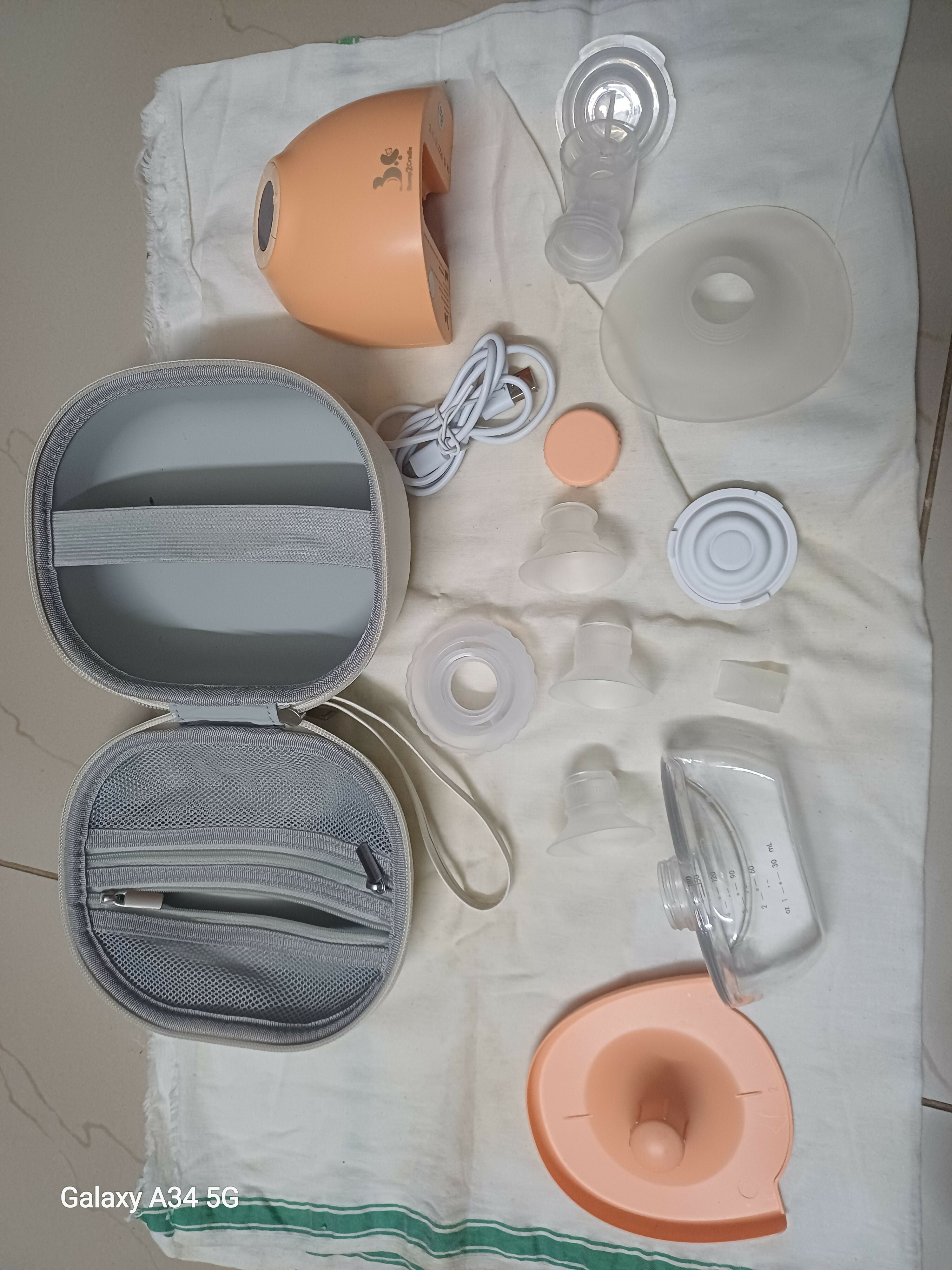 Breast pump bump 2 cradle