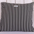 Sweet Duck Black & White Stripes Crochet Cushion Cover - 16 x 16 inches - PyaraBaby