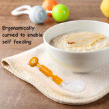 ADORE Flexi Silicone Feeding Spoon Set- Pack of 2 - PyaraBaby