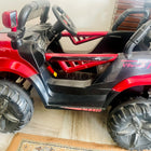 12V Battery-Operated Ride-On Jeep for Kids with parental remote control and electric driving functionality.