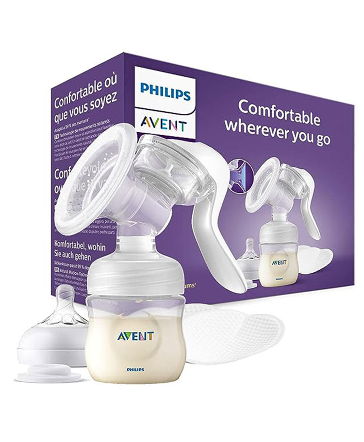 PHILIPS Avent BPA Free Comfort Manual Breast Pump - PyaraBaby