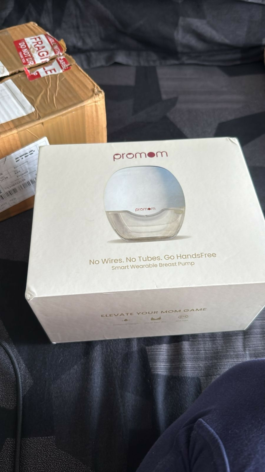 PROMOM Electric Breast Pump with Travel Case – Portable, Comfortable & Efficient Milk Expression