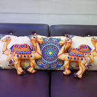 Decorative pillows with camel designs 