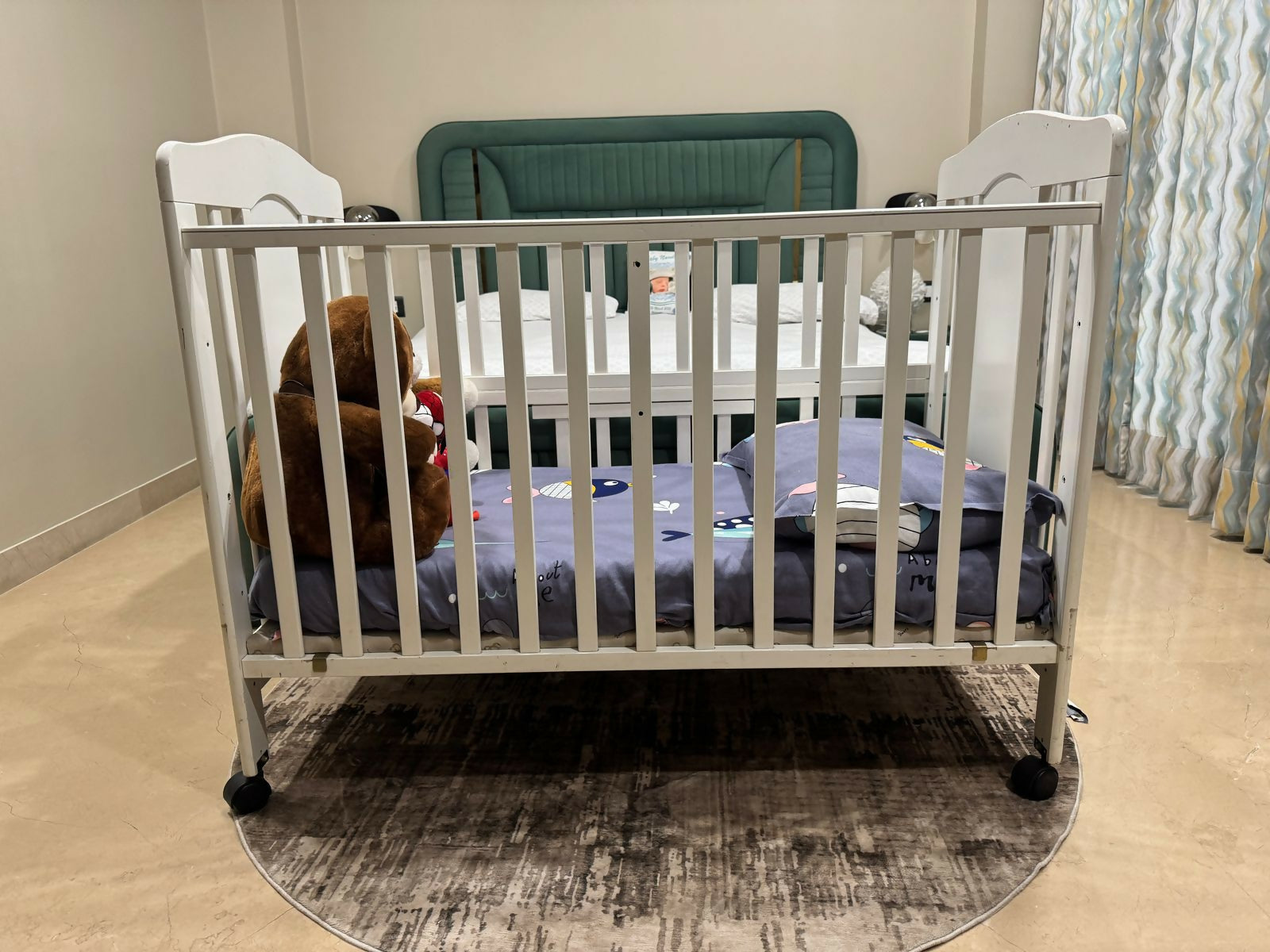 Built for snuggles, naps, and growing dreams.

