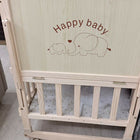BABYHUG 6-in-1 Baby Cot/Crib with Rocking Function – Convertible Cot with Parent Bed Attachment & Storage