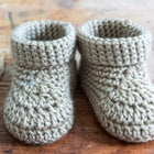Crochet booties
