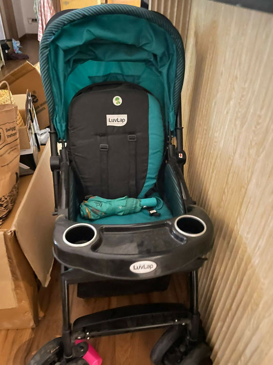 LUVLAP baby stroller – stylish, safe, and travel-friendly pram for happy little journeys.

