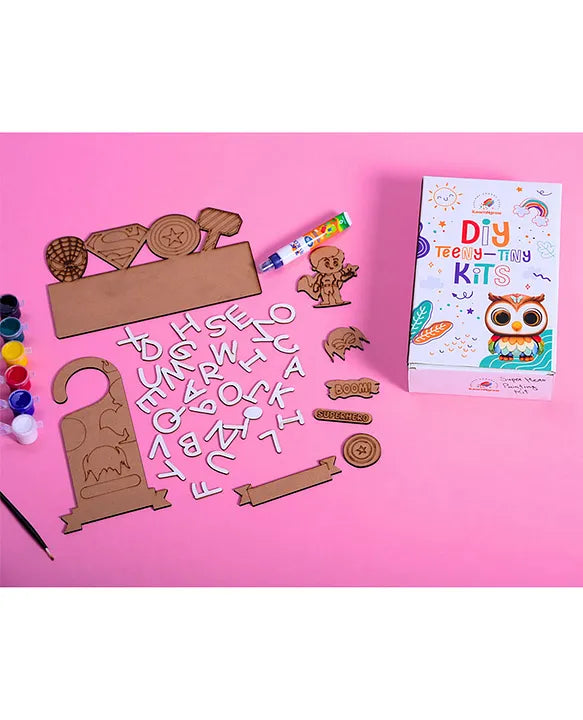 ilearnngrow Teeny Tiny DIY SuperHero Painting Kit