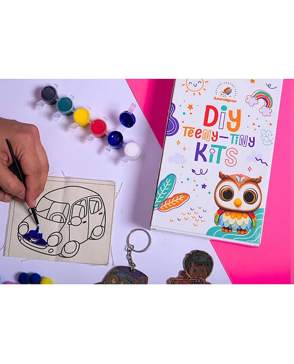 ilearnngrow Teeny Tiny DIY Transport Painting Kit