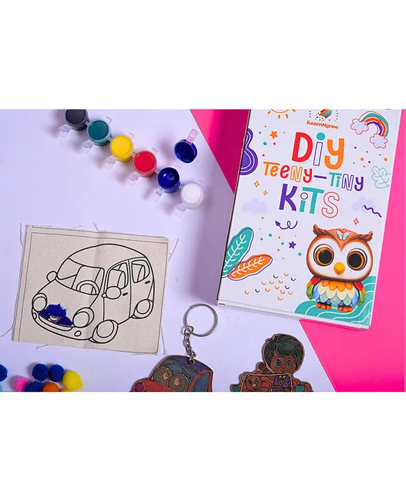 ilearnngrow Teeny Tiny DIY Transport Painting Kit