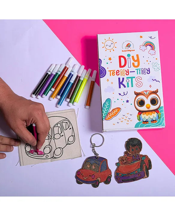 ilearnngrow Teeny Tiny DIY Transport Painting Kit