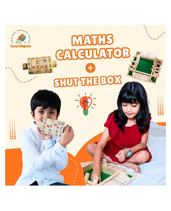 I LEARNNGROW Maths Calculator + Shut The box