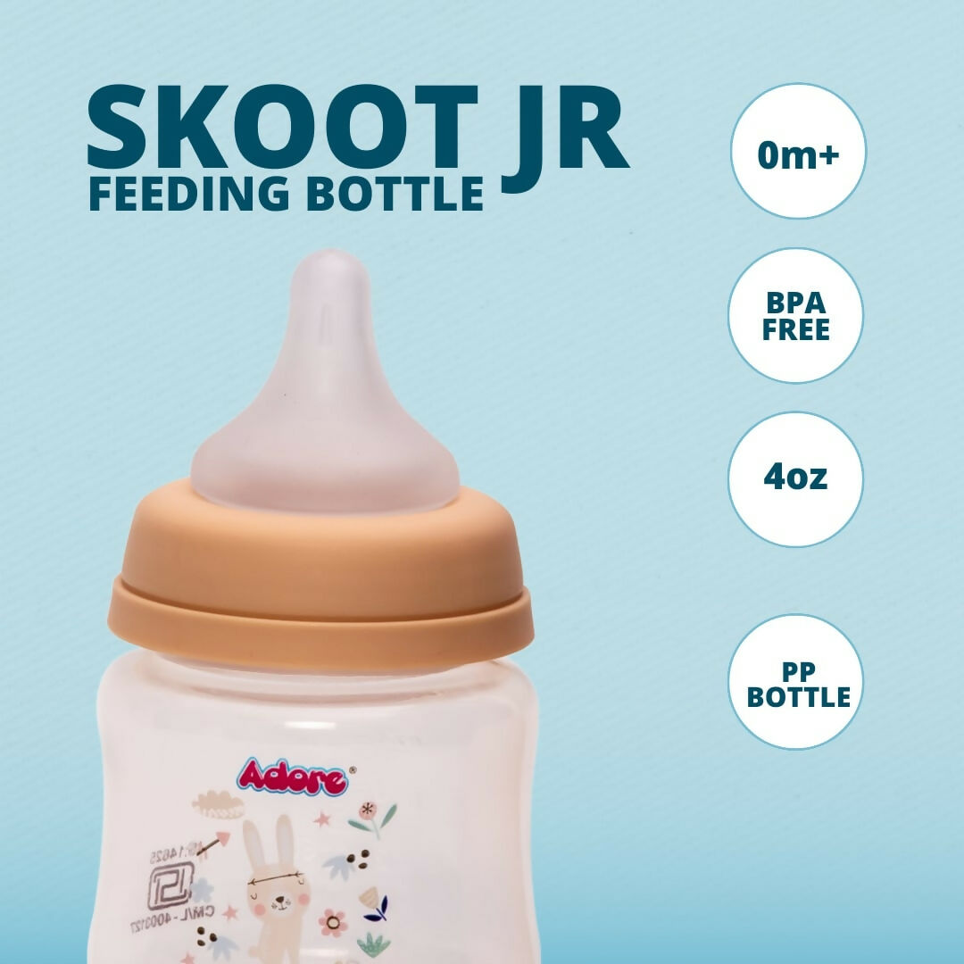 ADORE Skoot Jr 2 Stage Wideneck Feeding Bottle - 125ml - PyaraBaby