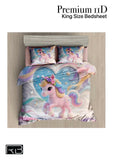 Unicorn-themed bedding set 