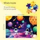 Space Pattern Zigsaw Puzzle