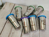 Personalised Stainless Steel Glass with Lid