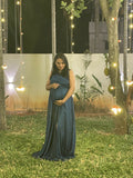 Satin maxi gown