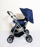 Babyhug Reversible Handle Baby Stroller Pram w/ Mosquito Net B107