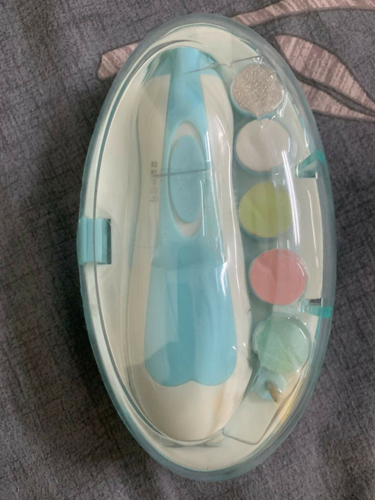 Electric baby nail trimmer – safe, silent, and gentle manicure set for newborns and toddlers.

