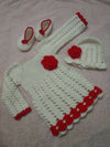 Dress, Booties and Cap for Baby
