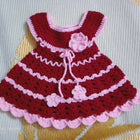 Crochet Flower Theme frock