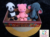 Crochet amigurumi animals toy