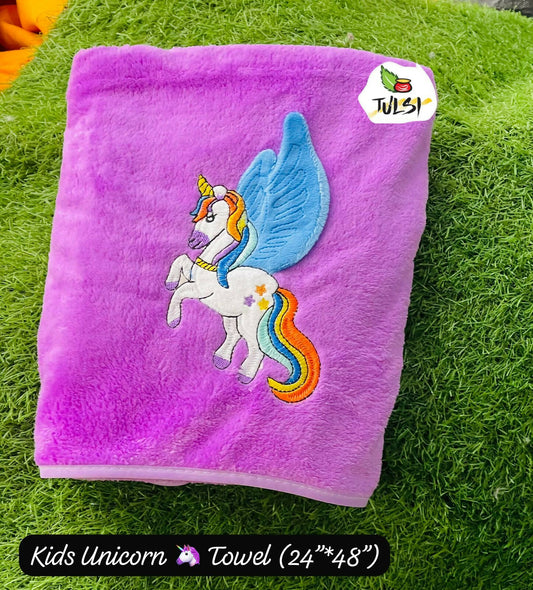 Unicorn cartoon towel