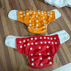 MYLO Leak-Proof Baby Cloth Diaper Combo (2 Diapers + 6 Inserts)