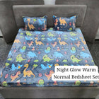Children's dinosaur-themed bedspread 
