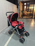LUVLAP STARSHINE Baby Stroller/ Pram, Red 