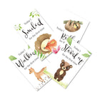 ZOOPLAY Jungle Safari Theme Baby Milestone Cards