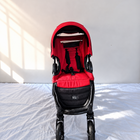 Britax Pathway Stroller Red Black Full Recline Rain Cover Storage Basket B180