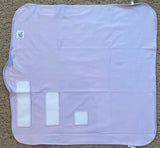 OLLIE Kids Swaddle Blanket with Inside Brush Fabric