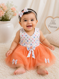 Brand New Baby Girl Dress/Frock - Orange