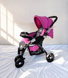 LuvLap Galaxy 18257 Baby Stroller Pram Reversible Reclining Teal Black B179