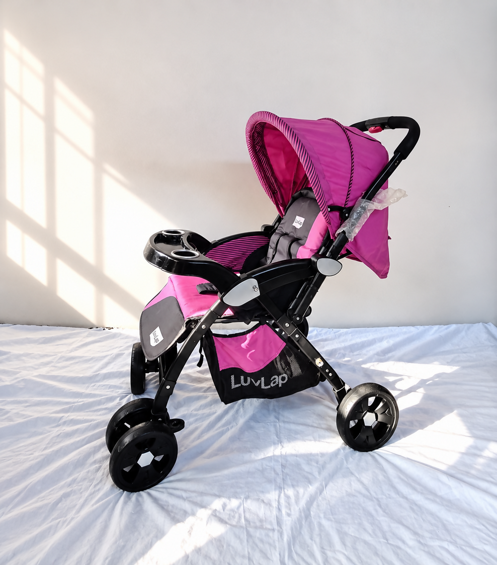 LuvLap Galaxy 18257 Baby Stroller Pram Reversible Reclining Teal Black B179