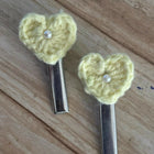 Handmade Crochet Hair Clips for Girls | Cute & Soft Baby Hair Accessories | Colorful Designer Clips
