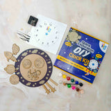 Transform your child's room into a cosmic sanctuary with the Cosmic Creations DIY Space Exploration Clock Kit. 