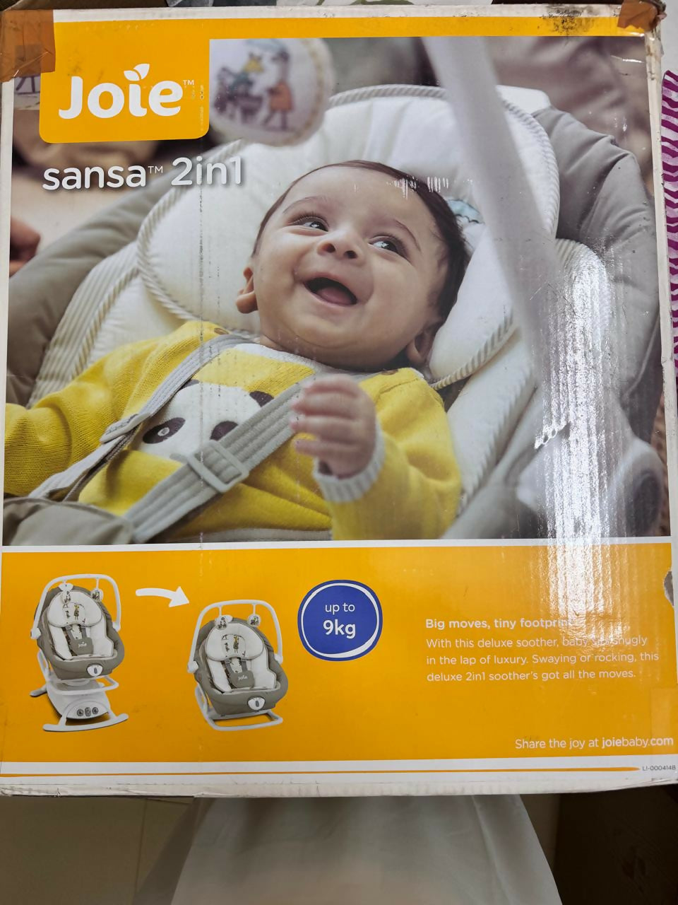 JOIE Sansa 2-in-1 Electric Swing – Premium Multi-Motion Comfort & Soothing Solution