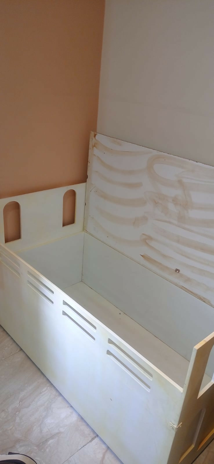 Customised Baby bed with storage, Dimensions: L49×W26×H28 inches - PyaraBaby
