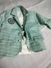 Over Coat with Sleeveless T-Shirt