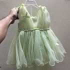 Green Party Wear Frock