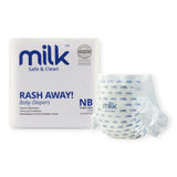Milk Baby Diaper Flexi Tape , Size NB - 22 Pcs, 0 To 5 KG