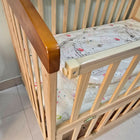 BABYHUG Kelly Wooden Cot / Crib With Detachable Bassinet & Mosquito Net