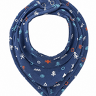 COCOSHELL Hosiery Cotton Baby V Shape Bib  Steel Snap Button Closure (Pack of 3)