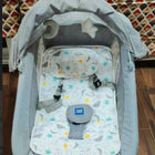 MEE MEE electric baby swing, automatic swing for newborn, portable electric swing, baby rocker with music, hands-free baby soothing chair