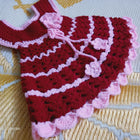 Crochet Flower Theme frock