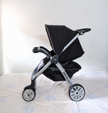 Chicco Bravo Baby Stroller Reclining Seat 5 Point Harness One Hand Fold B155